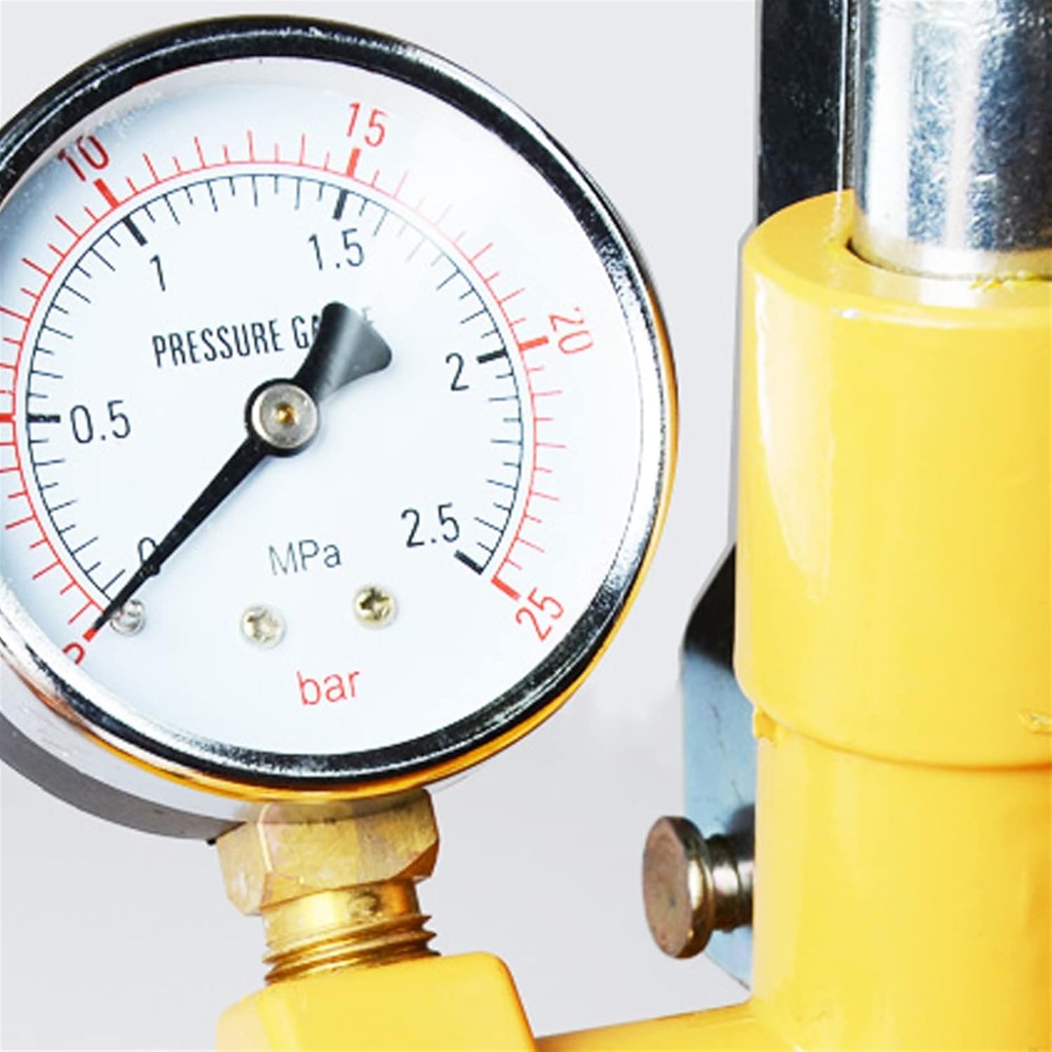 Mini Submersible Portable Electric Water Pump Professional Aluminum 2.5MPa 25KG Water Pressure Tester Pressure Test Pump Manual Hydraulic Test Pump G1/2" Hose