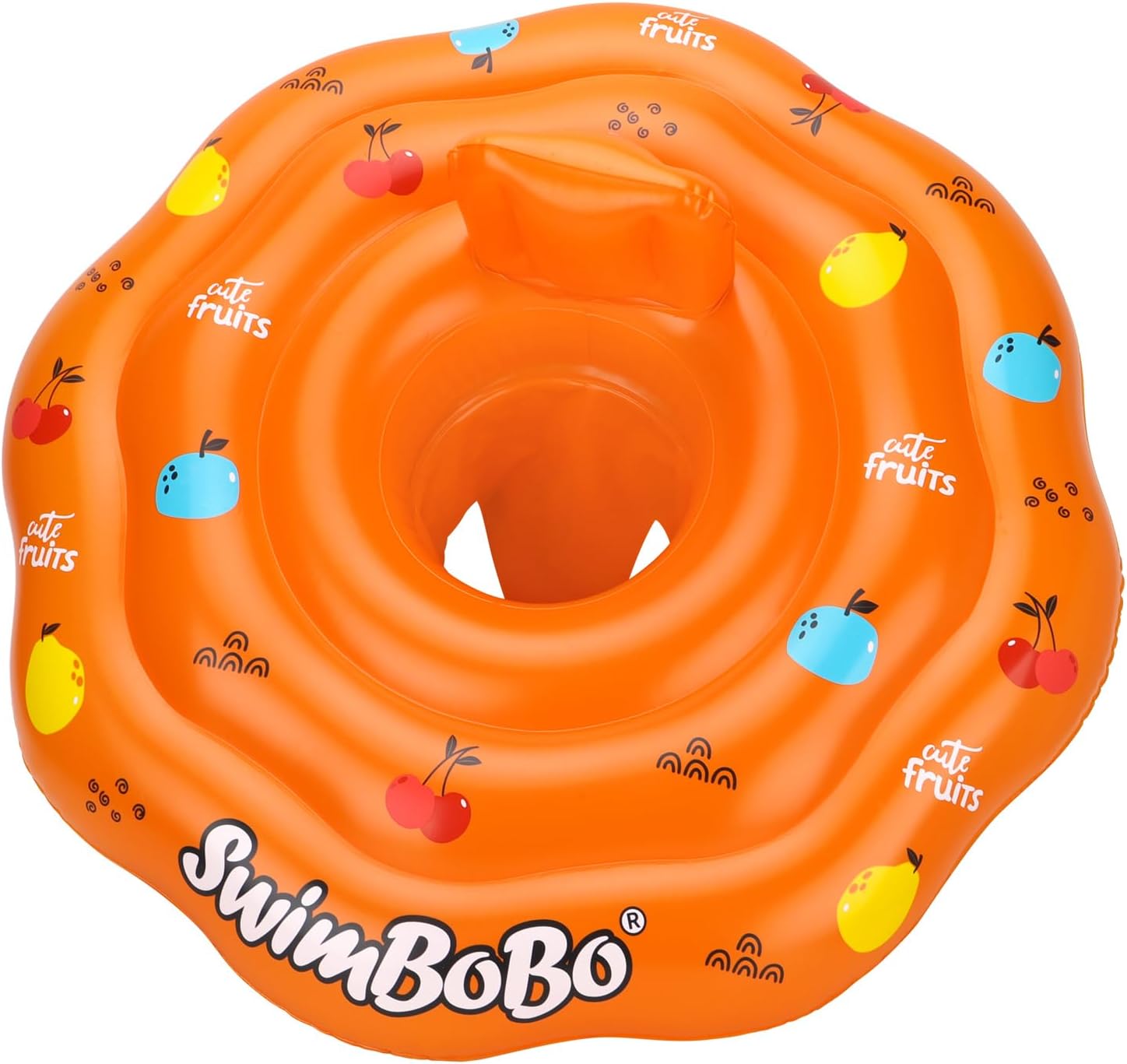 Swimbobo Inflatable Baby Swimming Float with Safety Seat Fun Swimming Pool Toys for Age 6-36 Months Toddler