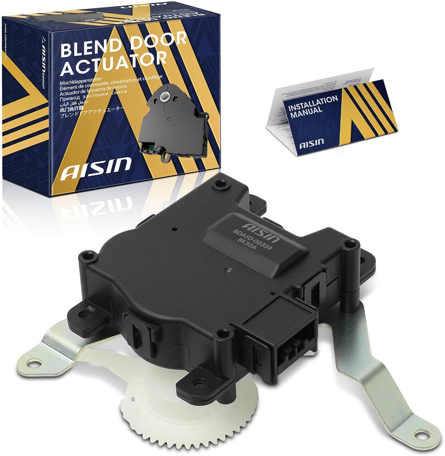 AISIN AFTERMARKET BDAFD-00359 Left Main HVAC Blend Door Actuator - Compatible with Honda CR-V 2012-2016, Acura RDX 2013-2018 - Temperature