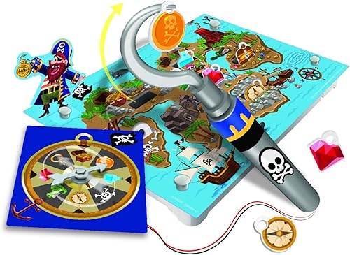Miniatura 5 de 4M Juego de piratas Electrobuzz de KidzLabs Gamemaker, construir y competir, este juego único requiere una mano firme para evitar el timbre mientras