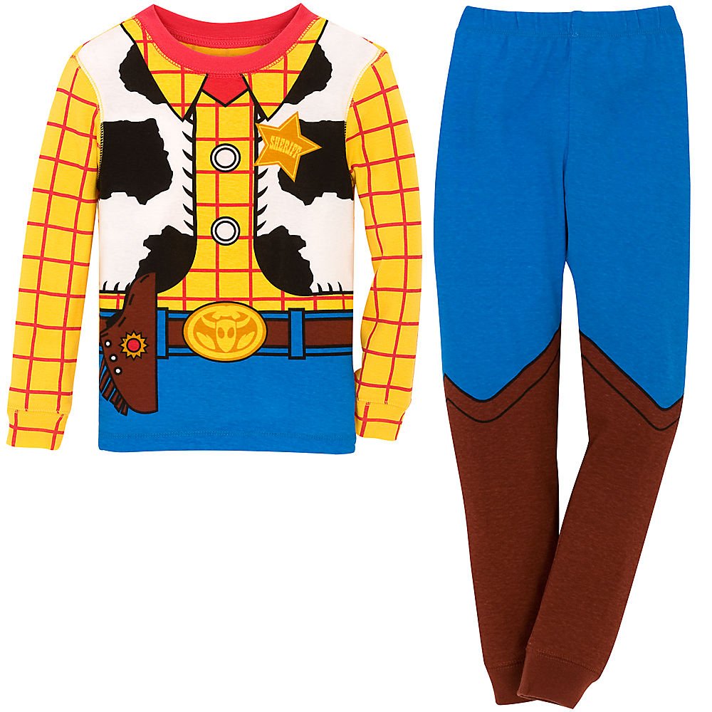 DisneyWoody Costume PJ PALS - Boys, Multi, 6