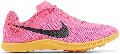 Nike Mens Zoom Rival Hyper Pink Orange Track & Field Distance Spikes DC8725-600 - Size 8.5