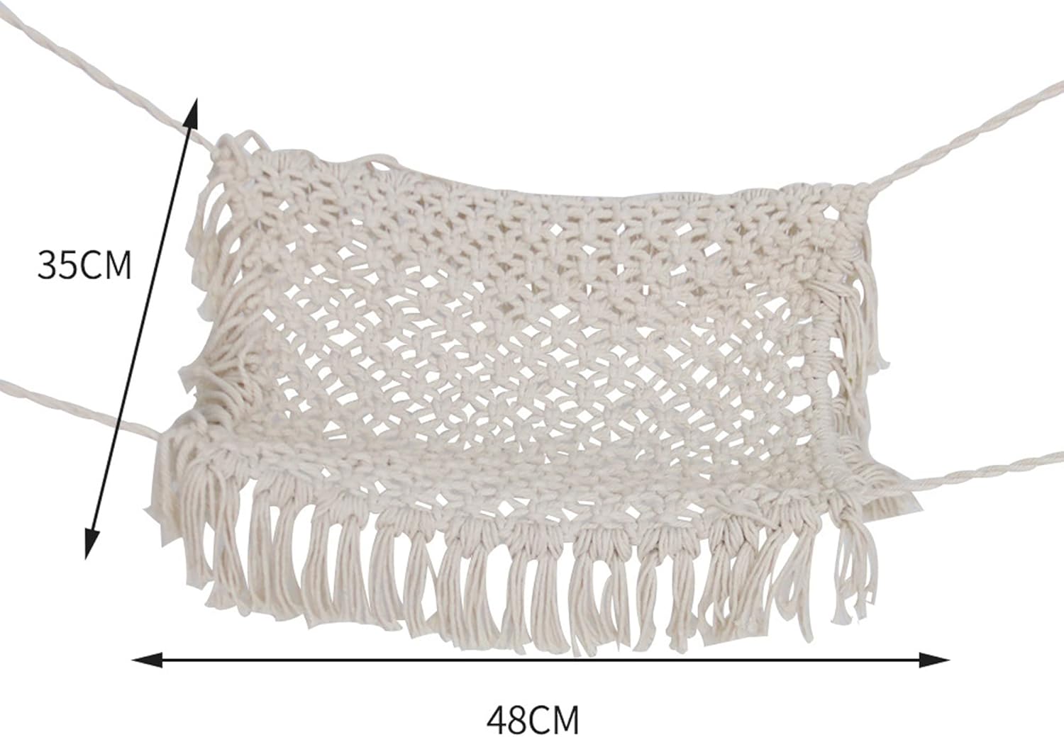 Zeroest Newborn Photography Props Macrame Hammock Newborn Photoshoot Knitted Hammnock Baby Boy Girl Boho Photo Posing Prop