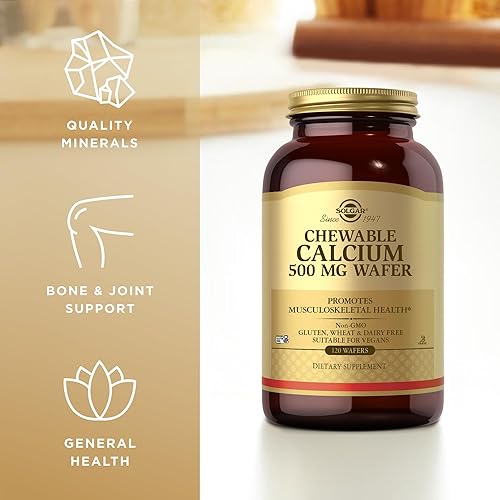 Miniatura 4 de SolgarChewable Obleas de calcio 500mg 120Obleas