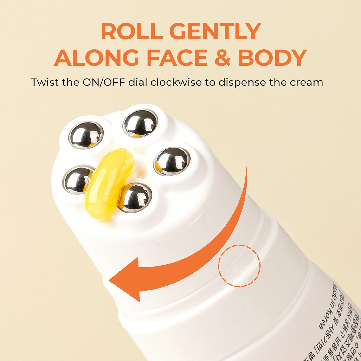 Revcell Vita Collagen Lifting Rolling Cream / 70ml / 66.9g / Yellow