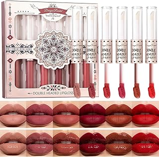 Juego de 6 brillos de labios y aceite de labi...