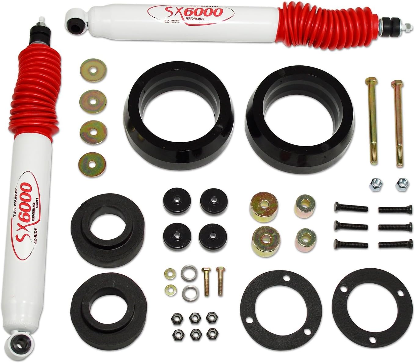 Tuff Country 52000KN Lift Kit w/Shock 3 in. Front/2 in. Rear Lift Lift Kit w/Shock