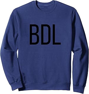 BDL Hartford Connecticut Airport Code Lists BDL Sweatshirt