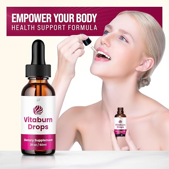 Vitaburn Drops Healthy Formula Vita Burn Drops All Natural Healthy Levels Extra Strength Liquid Reviews (1 Pack 1 Month Supply)