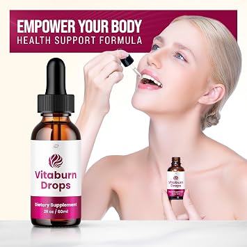 Vitaburn Drops Healthy Formula Vita Burn Drops All Natural Healthy Levels Extra Strength Liquid Reviews (1 Pack 1 Month Supply)