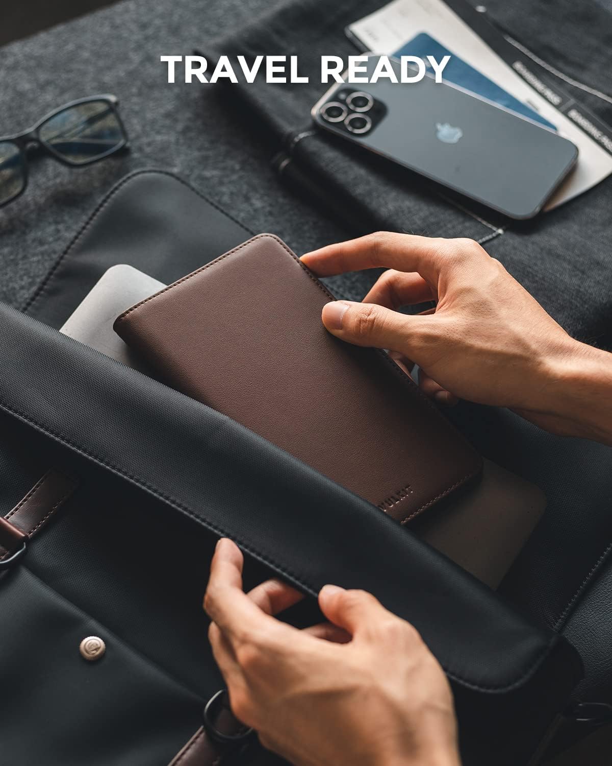 VULKIT Passport Holder Wallet RFID Blocking Travel Wallet for Men & Women - Image 5