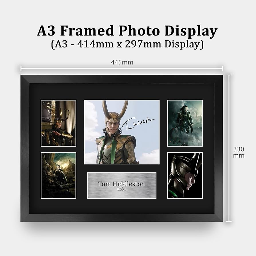 Amazon.com: HWC Trading Tom Hiddleston Loki Avengers 16 x 12