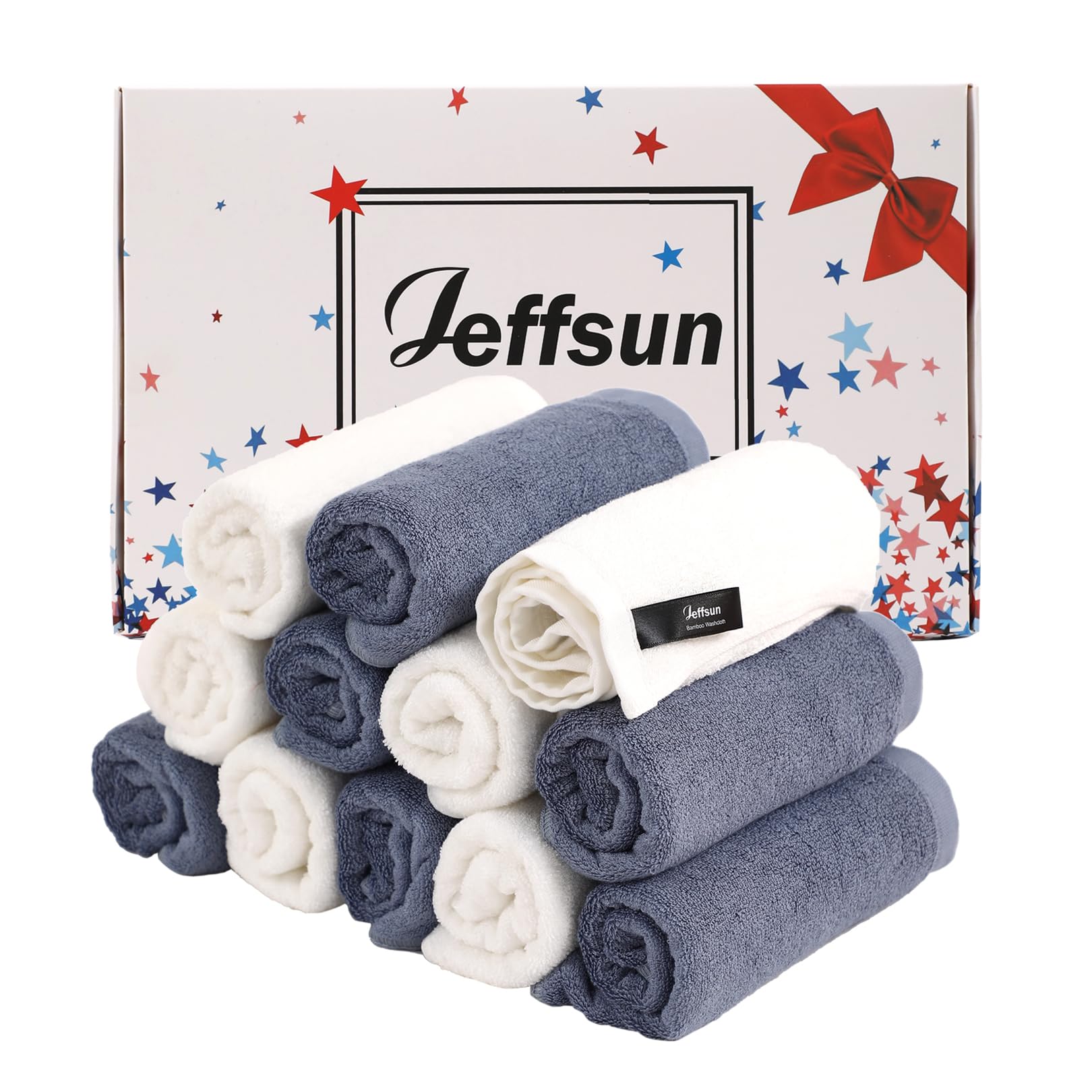 - Baby Washcloths 12 Pack, 10x10 inch Ultra Soft Small Wash Cloths for Face and Body, Gentle & Safe White Face Towels on Sensitive Skin, Baby Essentials Shower Gifts for infant Kid Toddler Children