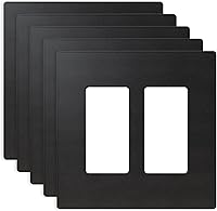 Vista 13 de ELEGRP Placas decorativas de pared de 2 segmentos sin tornillos, tamaño mediano, 4.88 pulgadas de alto x 4.94 pulgadas de largo, cubierta frontal