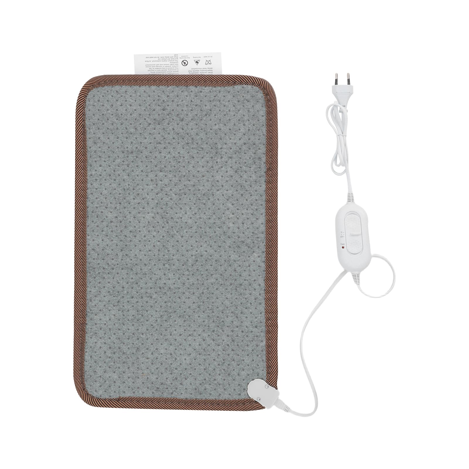 Scaldapiedi elettrico con termostato per casa, ufficio | Cuscino riscaldante per piedi, 50 W, temperatura regolabile da 20 a 50 °C, 30 x 50 cm