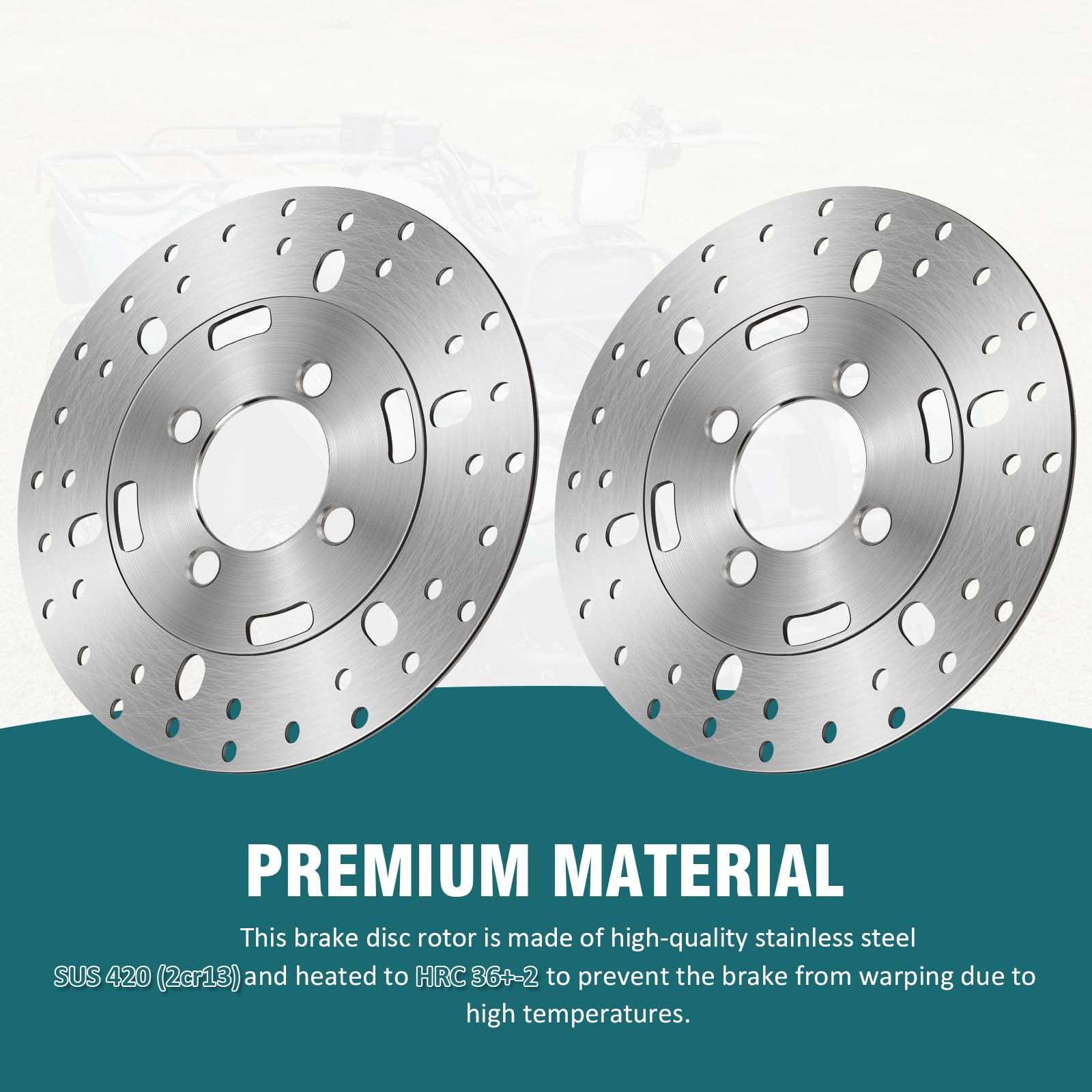 Étrier De Frein Avant Droit Gauche Pour Yamaha YFM 400 450 Grizzly 2007 à 2014 - Foto 10