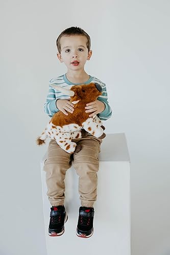 Miniatura 3 de The Petting Zoo Longhorn - Peluche de animales salvajes, regalos para niños, animales salvajes de Onez, peluche de cuerno largo de 12 pulgadas