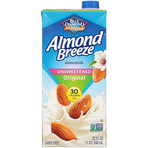 Miniatura 9 de Almond Breeze Leche de almendras sin lácteos sin azúcar original cajas de 32 onzas, 6