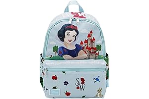 Snow White 13" Nylon Deluxe Daypack for School and Daily Use