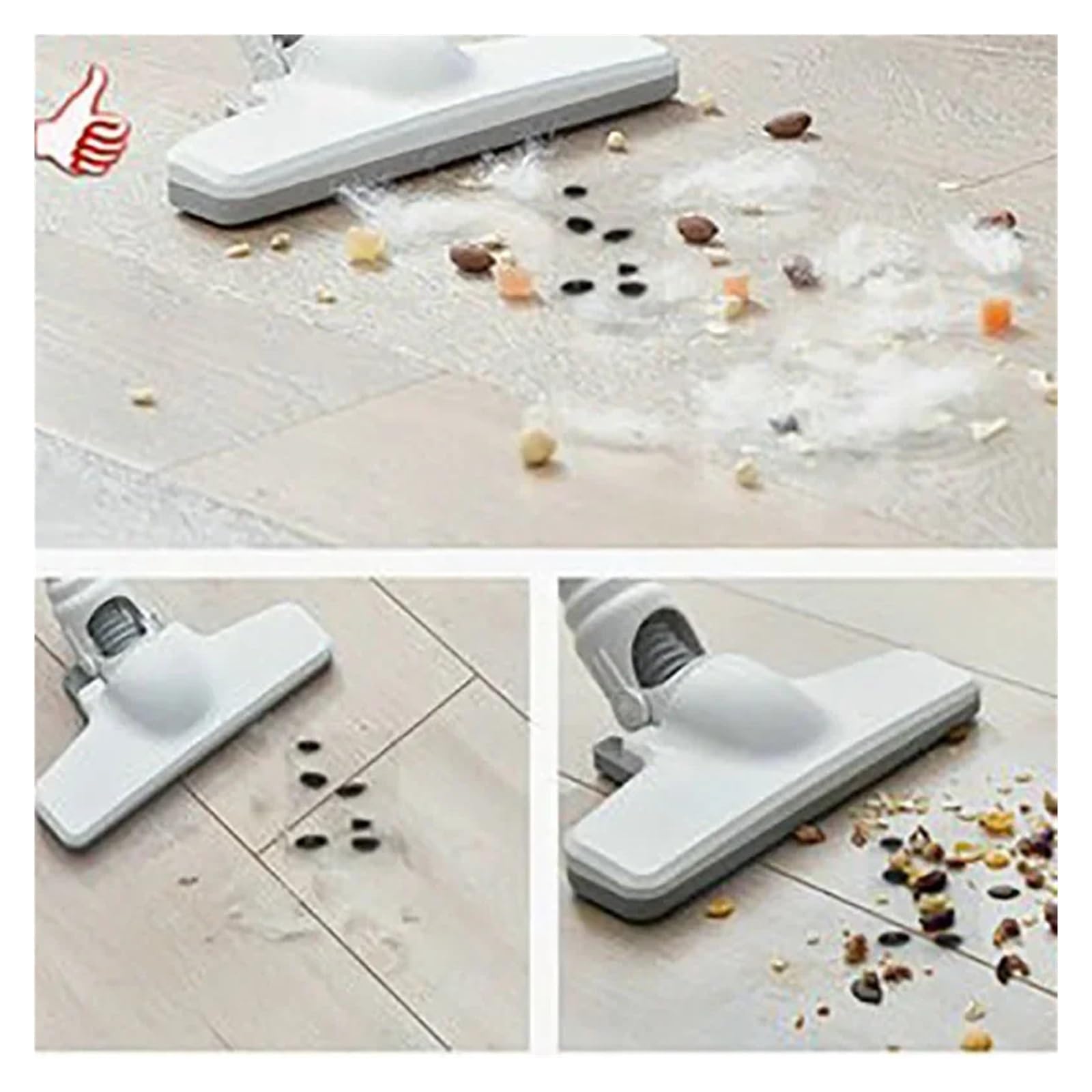 Brosse De Sol, Compatible Avec Baojiali, Accessoires D'aspirateur Brosse De Sol Version Européenne Petite Tige De Poussée Diamètre Intérieur 32 Mm, Nettoyage En Profondeur