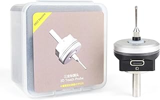 CNC Anti-roll 3D Touch Probe Edge Finder,High Accuracy X/Y/Z Axis,3 Coordinate Measuring Sensor Probe,with 2M Cable,Compatible with Mach3 and GRBL(V5 Series)