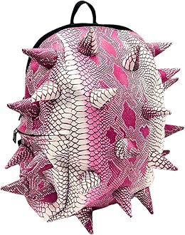 MadpaxSpike Pink Extinct Travel Daypack | Premium Backpack with 3D Design, Fits 13 Inch Laptop, Multiple Compartments, Lightweight & Water-Resistant | Ideal for Offices