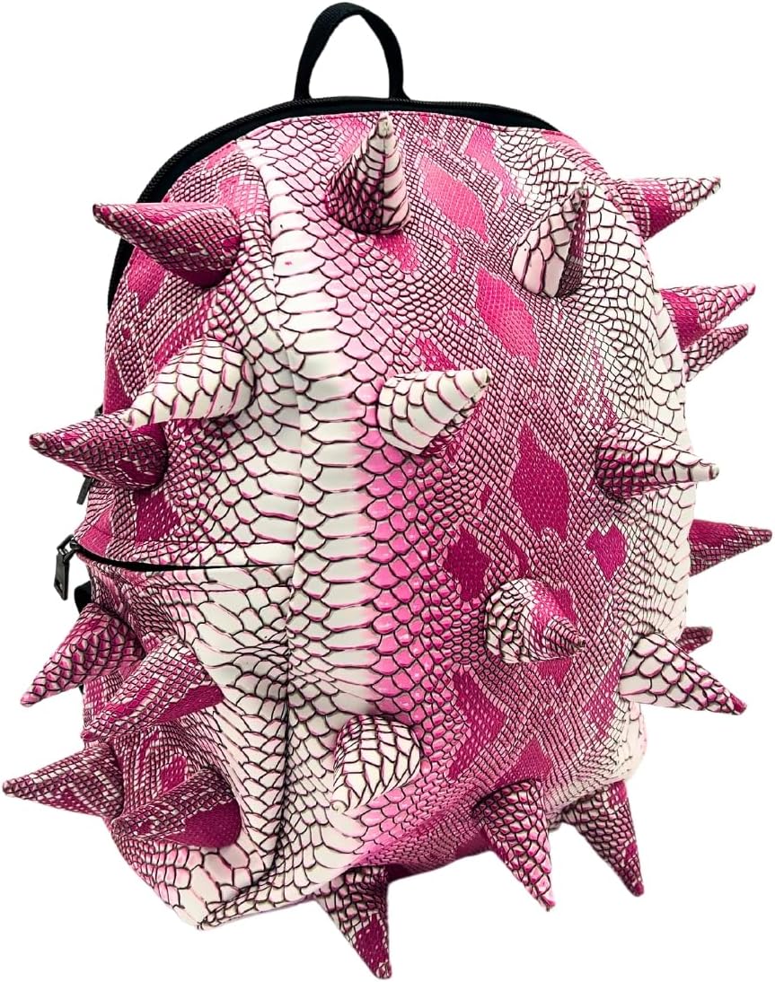 Spike Pink Extinct Travel Daypack | Premium Backpack with 3D Design, Fits 13 Inch Laptop, Multiple Compartments, Lightweight & Water-Resistant | Ideal for Offices