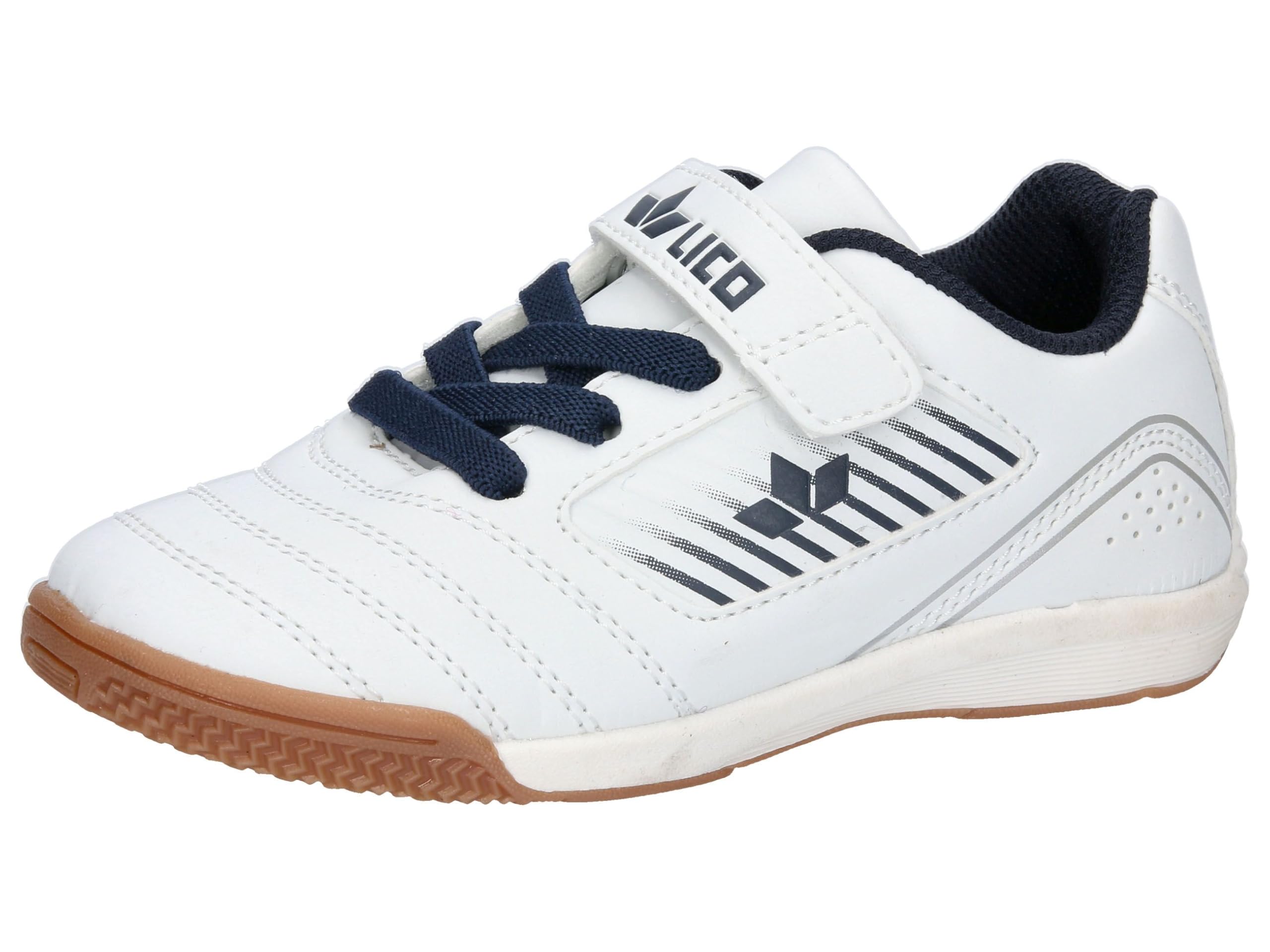 Lico Unisex Children's Chaska Vs Indoor Trainers, White Navy, 11.5 UK Child