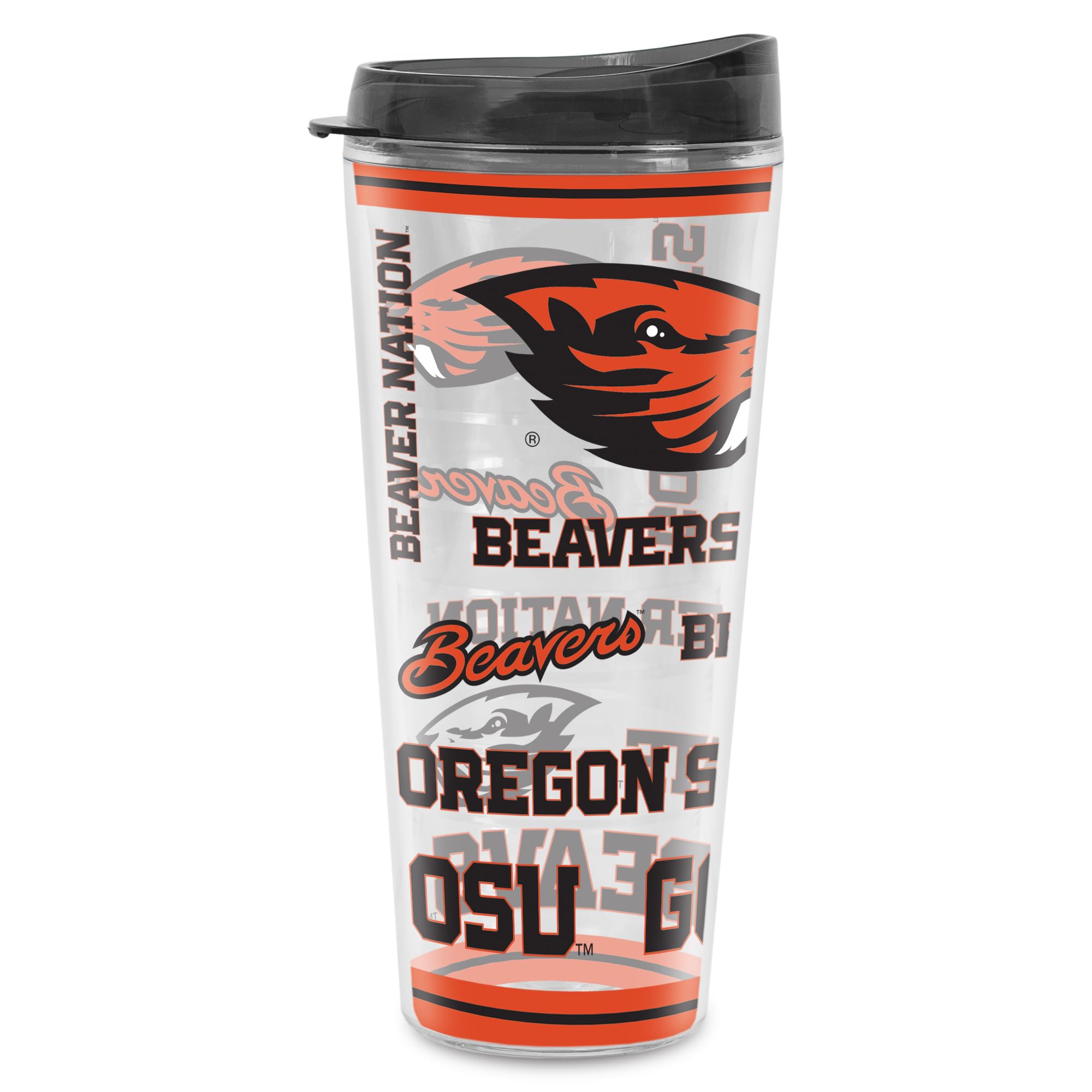 Rico Industries NCAA College Double Wall Mayhem 16oz Or 20oz Tritan Tumbler W Lid