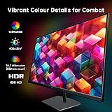 KTC 24.5 Pouces Ecran PC Gamer 400Hz / 360Hz / 240Hz | Fast IPS 1ms | Adaptive Sync | FHD écran 1080P | HDR 400 128% sRGB | HDMI x2, DP x2 | Réglage de l'inclinaison Noir VESA 100 * 100mm H25X7 - 4