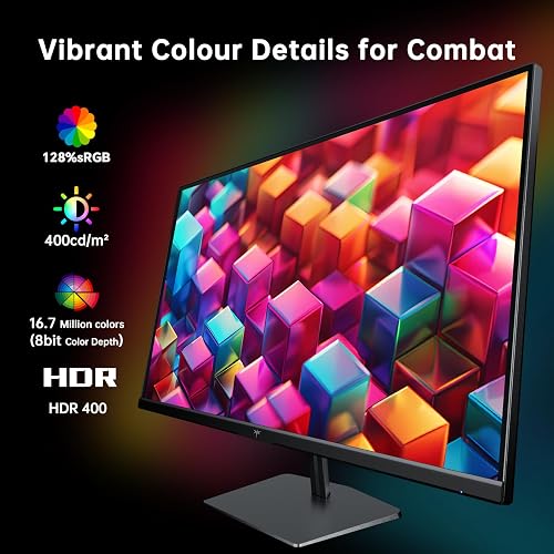 KTC 24.5 Pouces Ecran PC Gamer 400Hz / 360Hz / 240Hz | Fast IPS 1ms | Adaptive Sync | FHD écran 1080P | HDR 400 128% sRGB | HDMI x2, DP x2 | Réglage de l'inclinaison Noir VESA 100 * 100mm H25X7 - 4