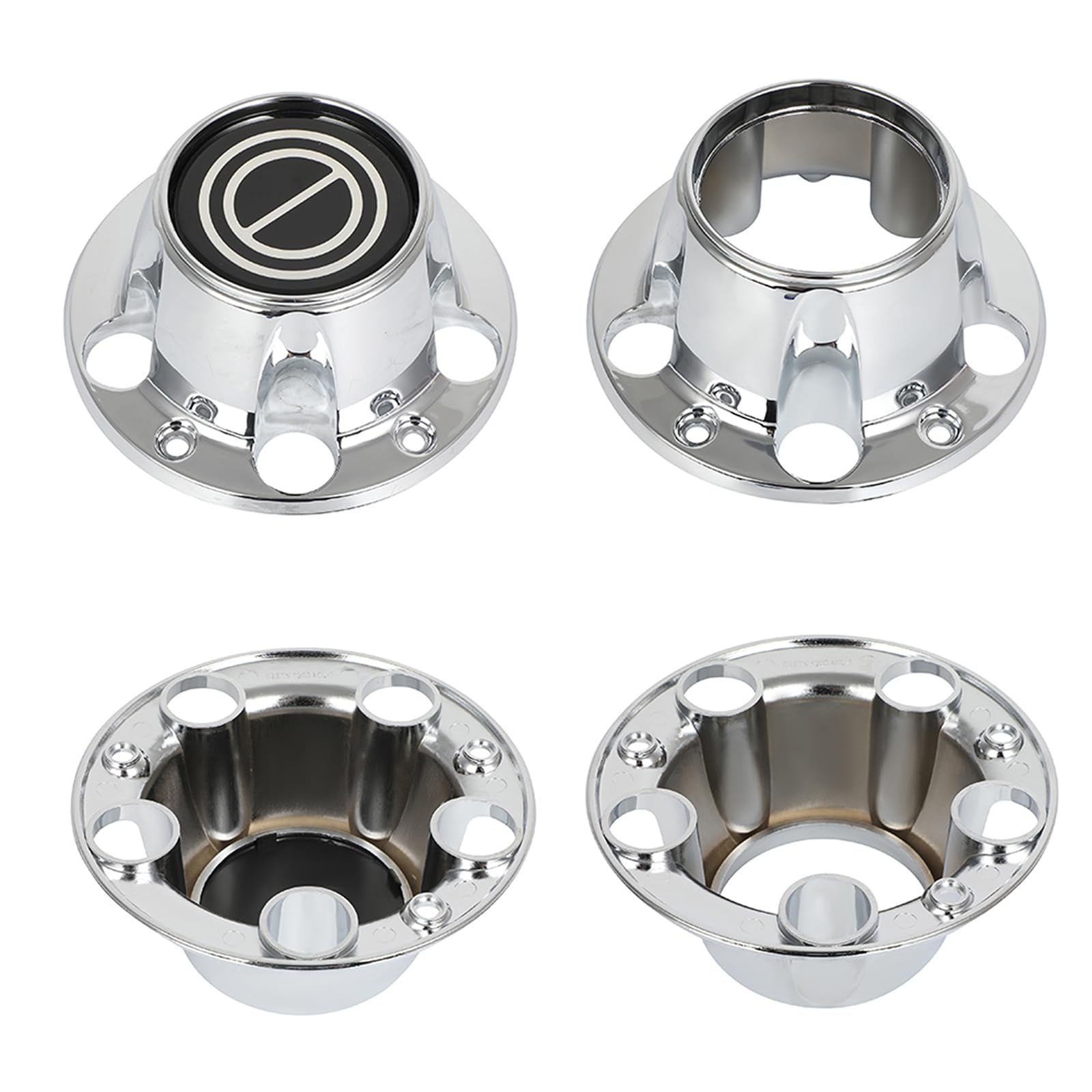 SCITOO Wheel Center Hub Caps Fit for 1980-1996 for Ford for F-150 Truck, Bronco, 1992-1996 for Ford Van Only for 4WD, 7 1/8" Diameter with 12 Mounting Screws