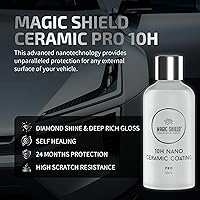 Vista 2 de Revestimiento de cerámica PRO 10H – Autorreparable Larga duración para 2 coches + Protección avanzada de SiO2 Fácil aplicación Brillo