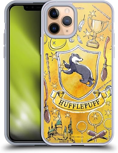 Vista 202 de Head Case Designs Funda de gel suave con licencia oficial de Harry Potter Slytherin, diseño de Reliquias de la Muerte XIII compatible con Apple