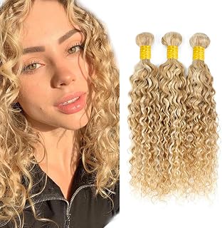613 Blonde Water Wave Bundles