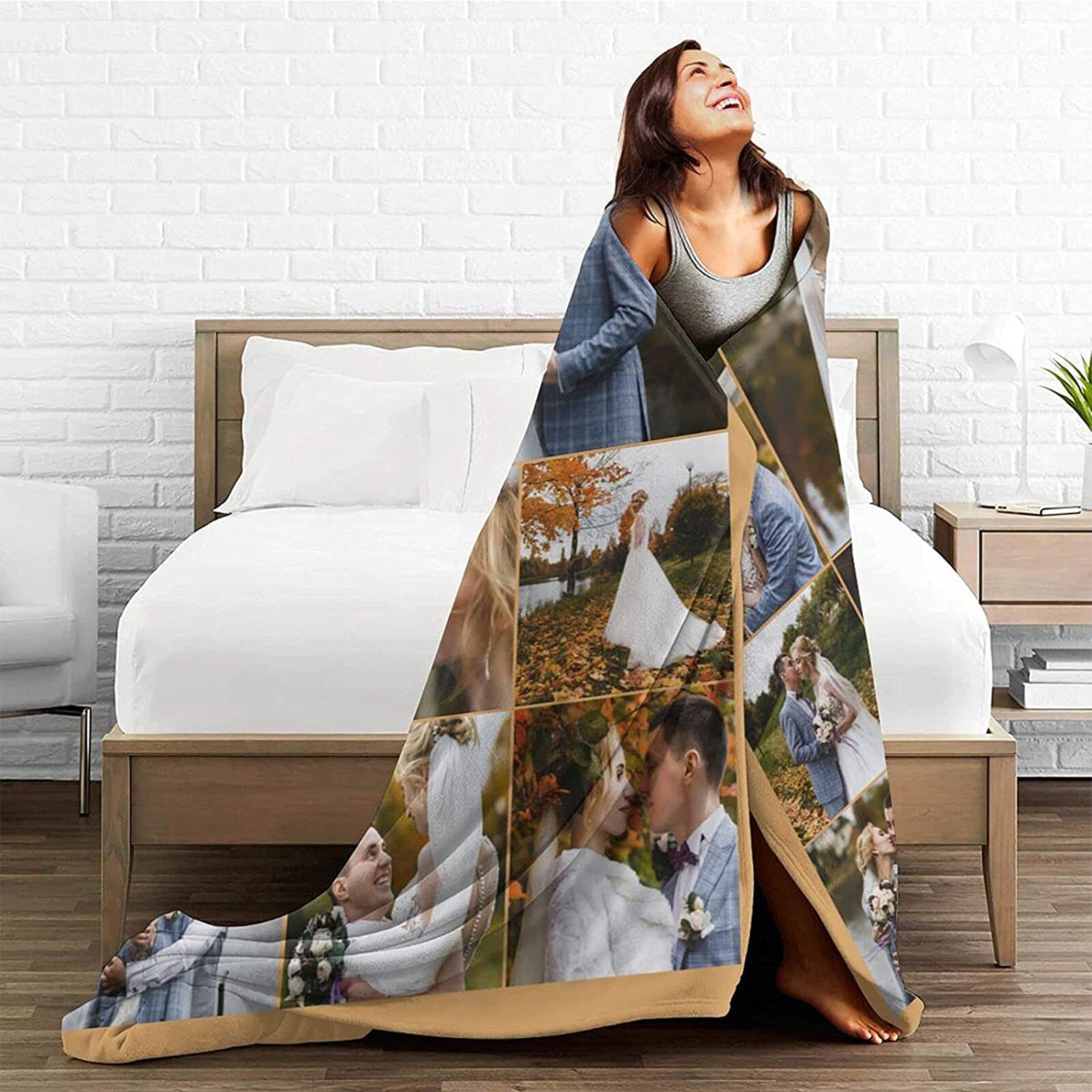 Personalisierte Foto Kuscheldecke - Individuell Mit Eigenem Bild 150x200cm