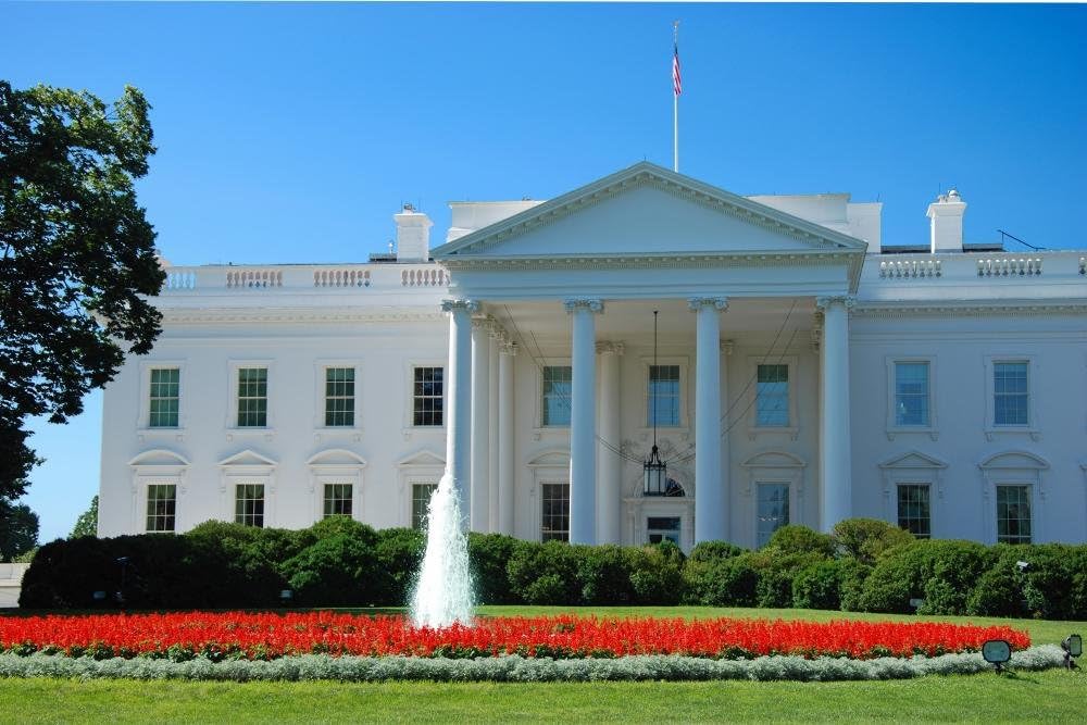Wallmonkeys The White House in Washington Dc Wall Decal Peel and Stick Graphic WM83535 (36 in W x 24 in H)