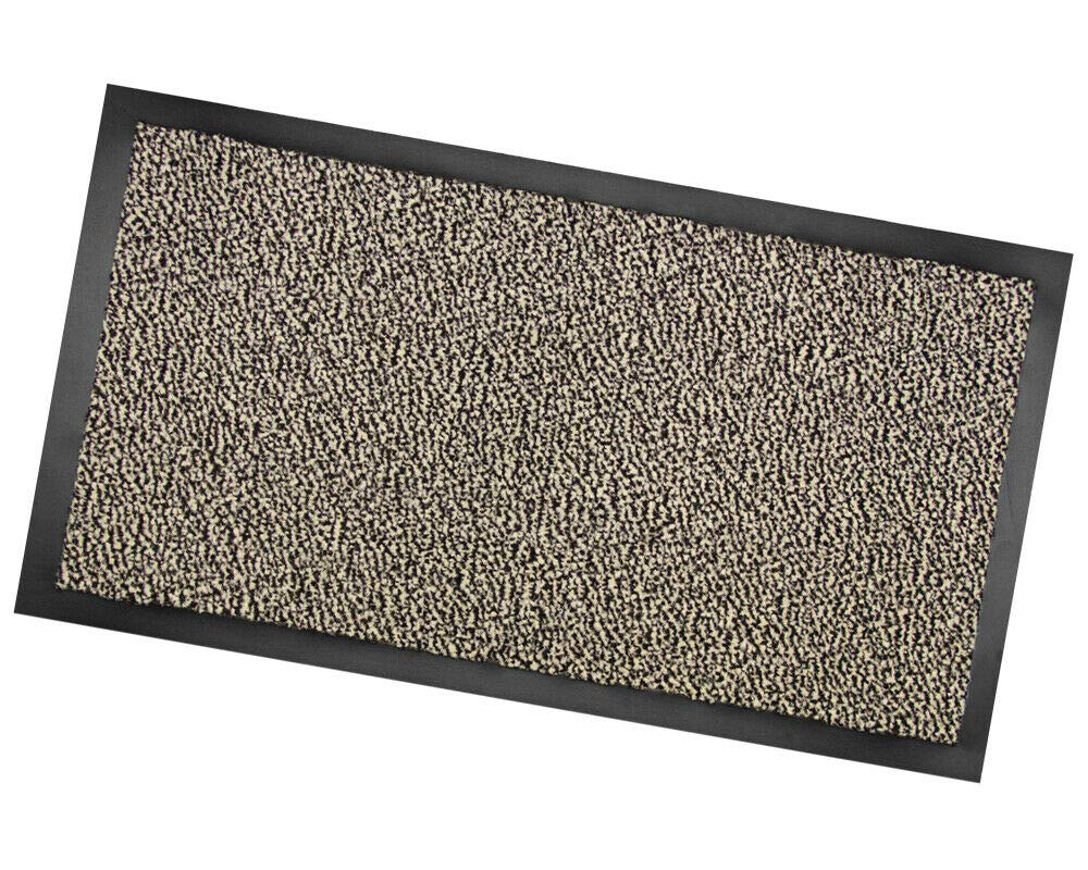 emmevi Zerbino Asciugapassi Antiscivolo Antinciampo Tessitura Morbida Retro Gommato Varie Misure 100% Made in Italy MOD.Texas 90X120 Bordeaux