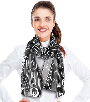 CBC Crown Womens Fashion Music Note Scarf Various Patterns, Colors