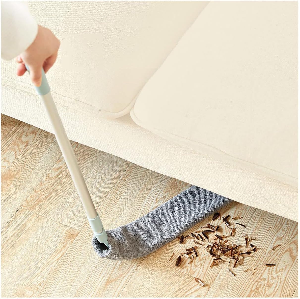 Microfiber Gap Dust Brush Under Appliances Cleaning Tool with Telescoping Long Handle Washable and Retractable Flat Duster Brush Feather Duster for Under Furniture Couch Fridge Washer Cleaning (B0CLXT4ZCD) Amazon Price History, Amazon Price Tracker