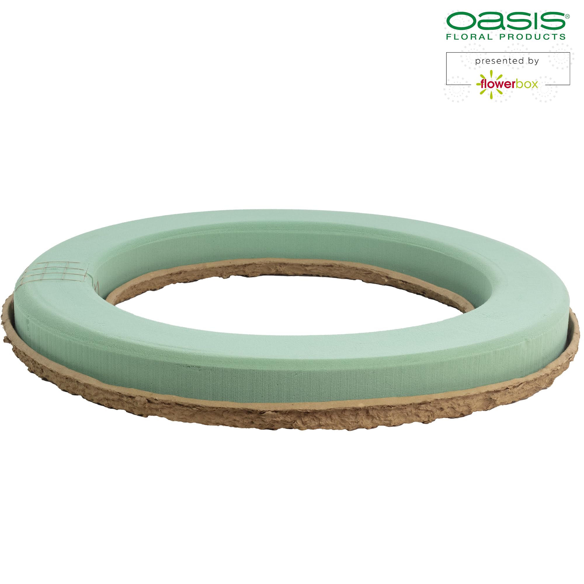 FLOWERBOX Oasis pianka florystyczna BIOLIT wieniec Ø 68 cm masa wtykowa gąbka - 2 sztuki