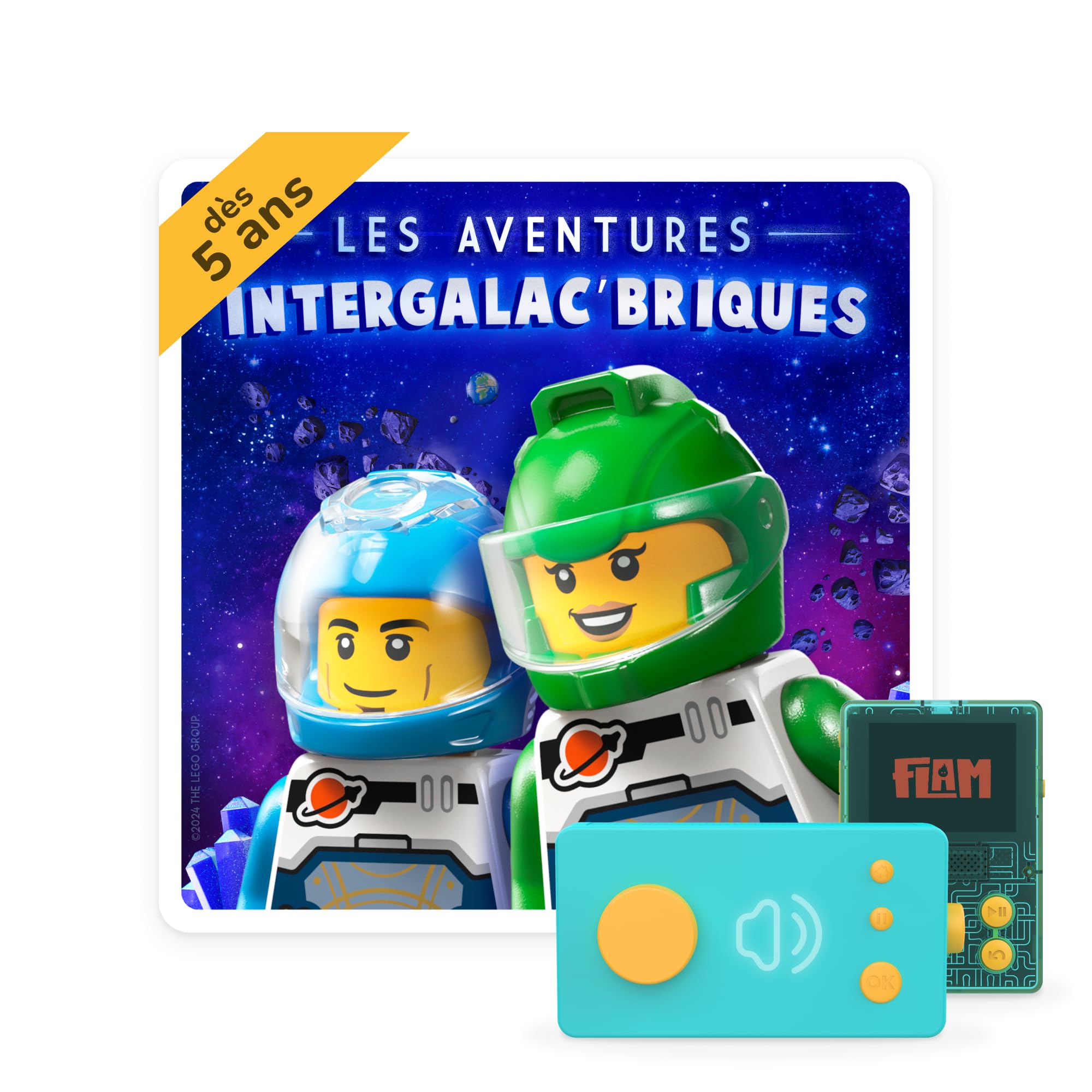 Lunii – Pack 2 Livres Audio Interactifs Pour Enfants Dès 5 Ans : Noël Et Aventures Spatiales – 2h30 D’écoute