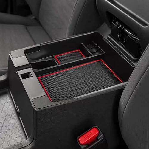 Miniatura 7 de TACORBO - Organizador de consola central compatible con Nissan Frontier 2022-2023, reposabrazos de camioneta, caja de almacenamiento secundaria,