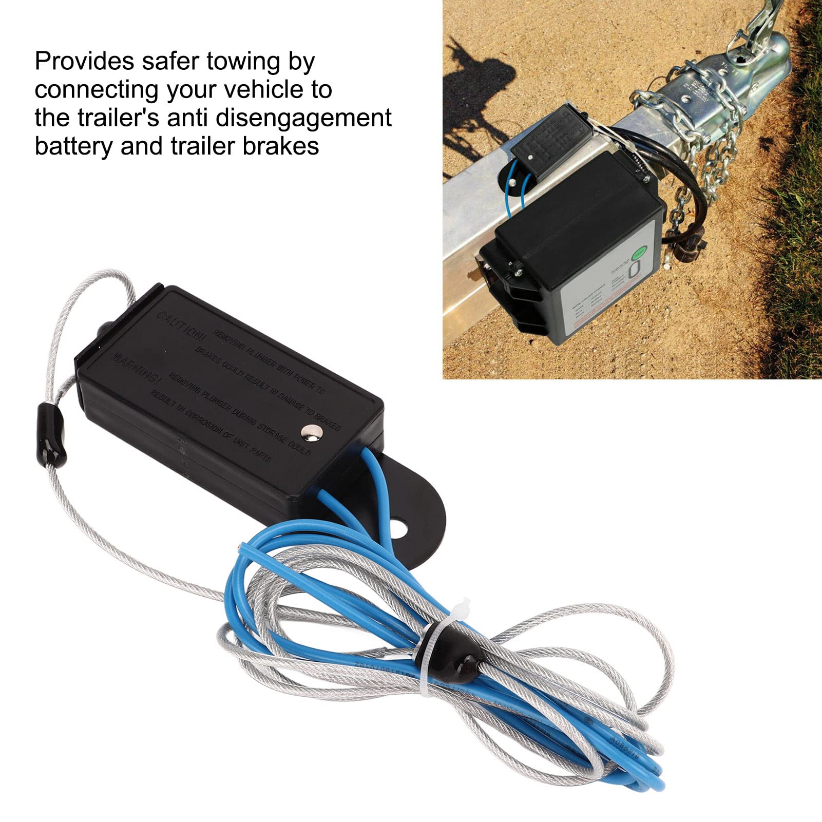 Interruptor de separación para Remolque, Contacto Plateado, Prueba Segura, Interruptor de Freno eléctrico de conexión Fuerte para RV