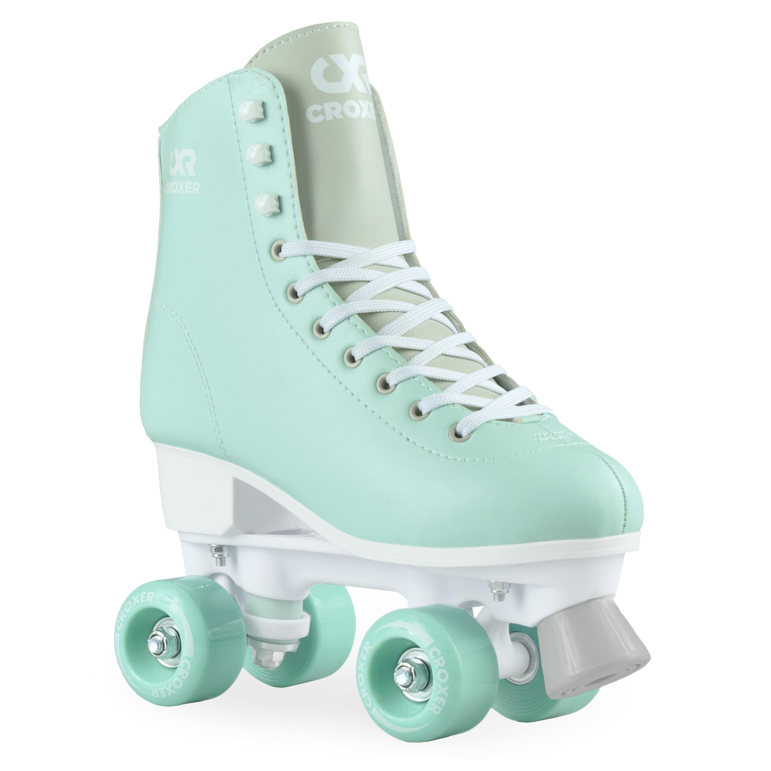 Lea - Patines de Ruedas, Color Verde y Rosa — view 2