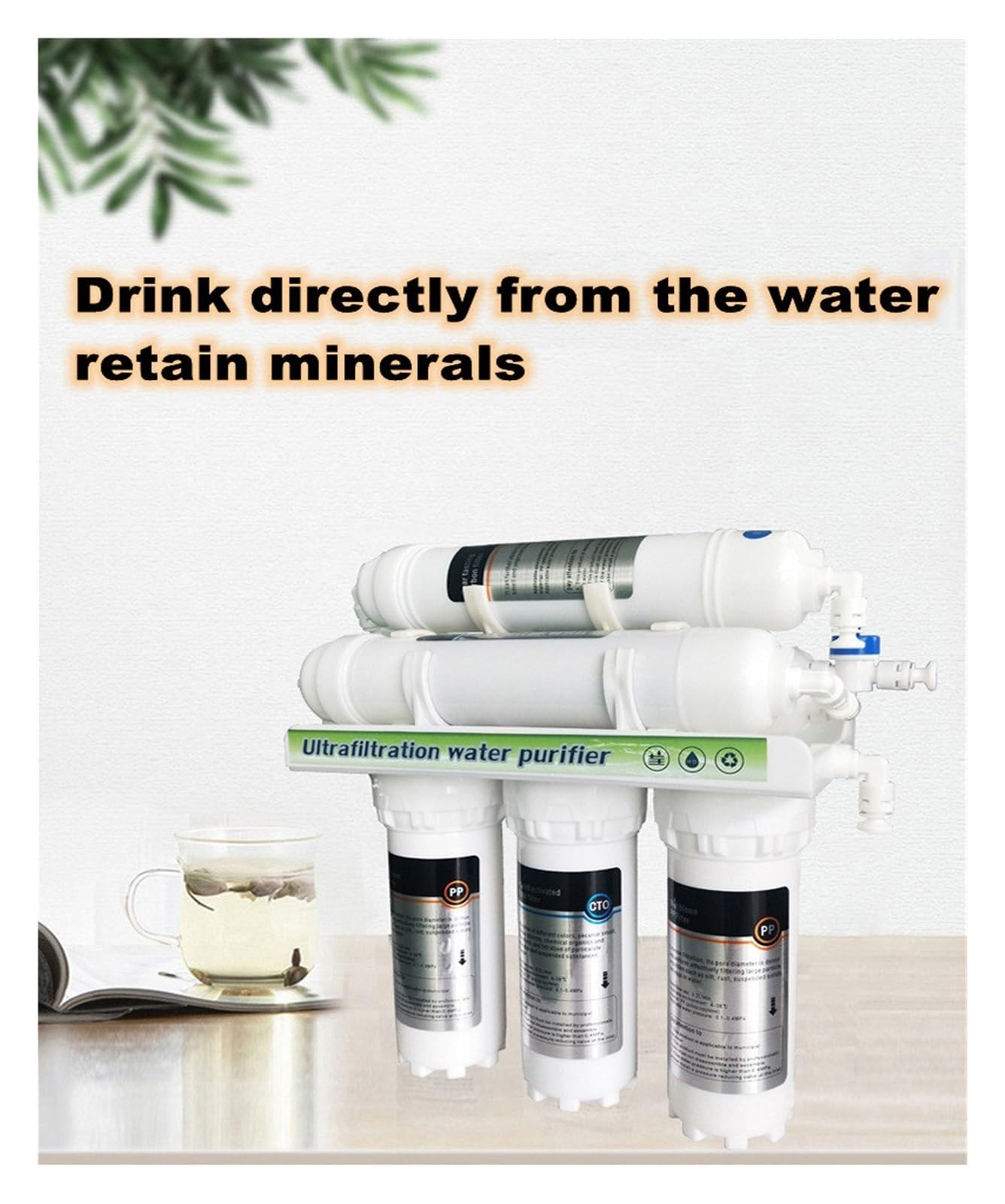 Ósmosis Inversa Doméstica, De filtración de Agua por ultrafiltración de 6 etapas, purificador de Grifo de Cocina for el hogar, filtración de Agua Potable, ultrafiltración doméstica