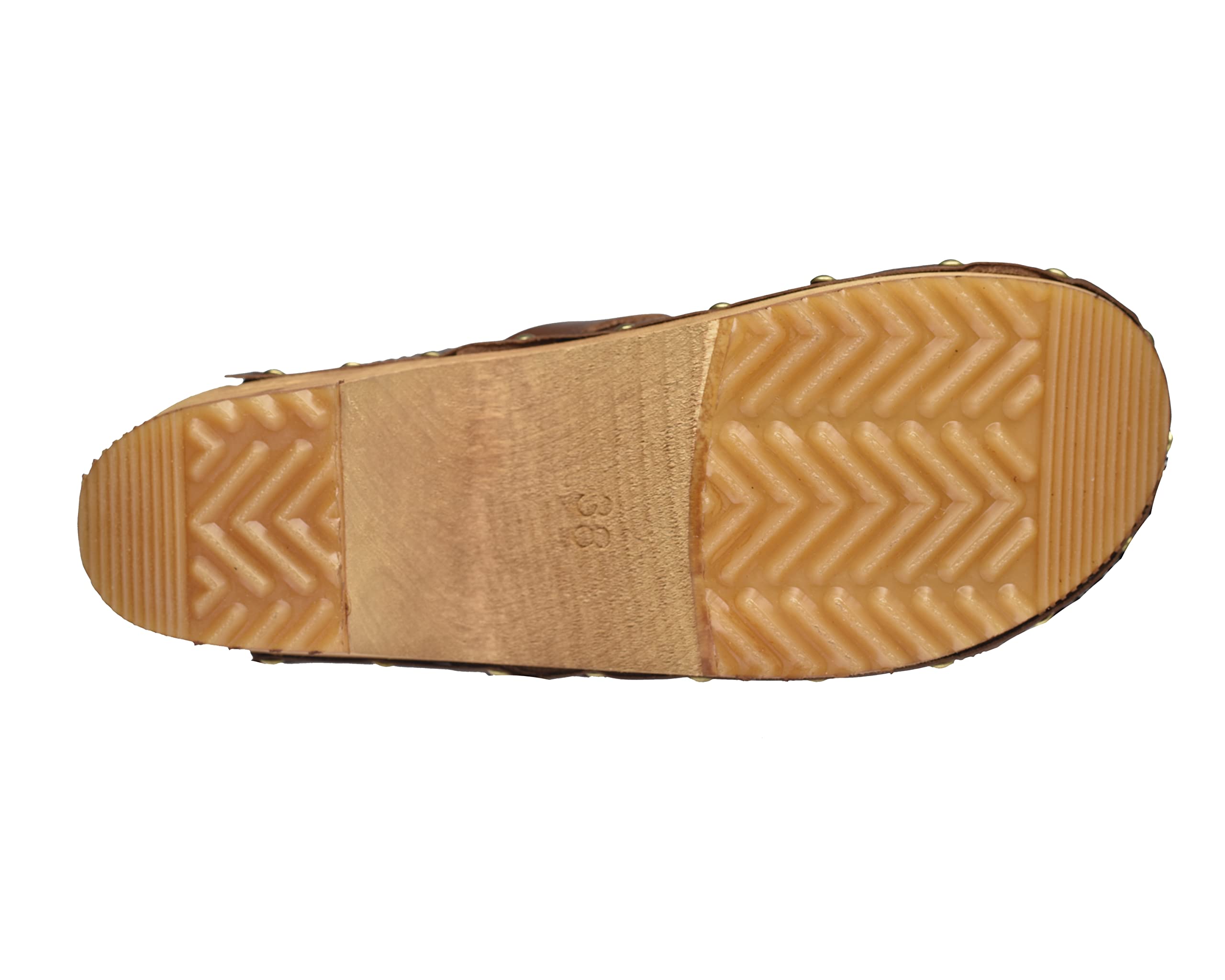Sanita Lillen offener Clog, Braun, 40 EU