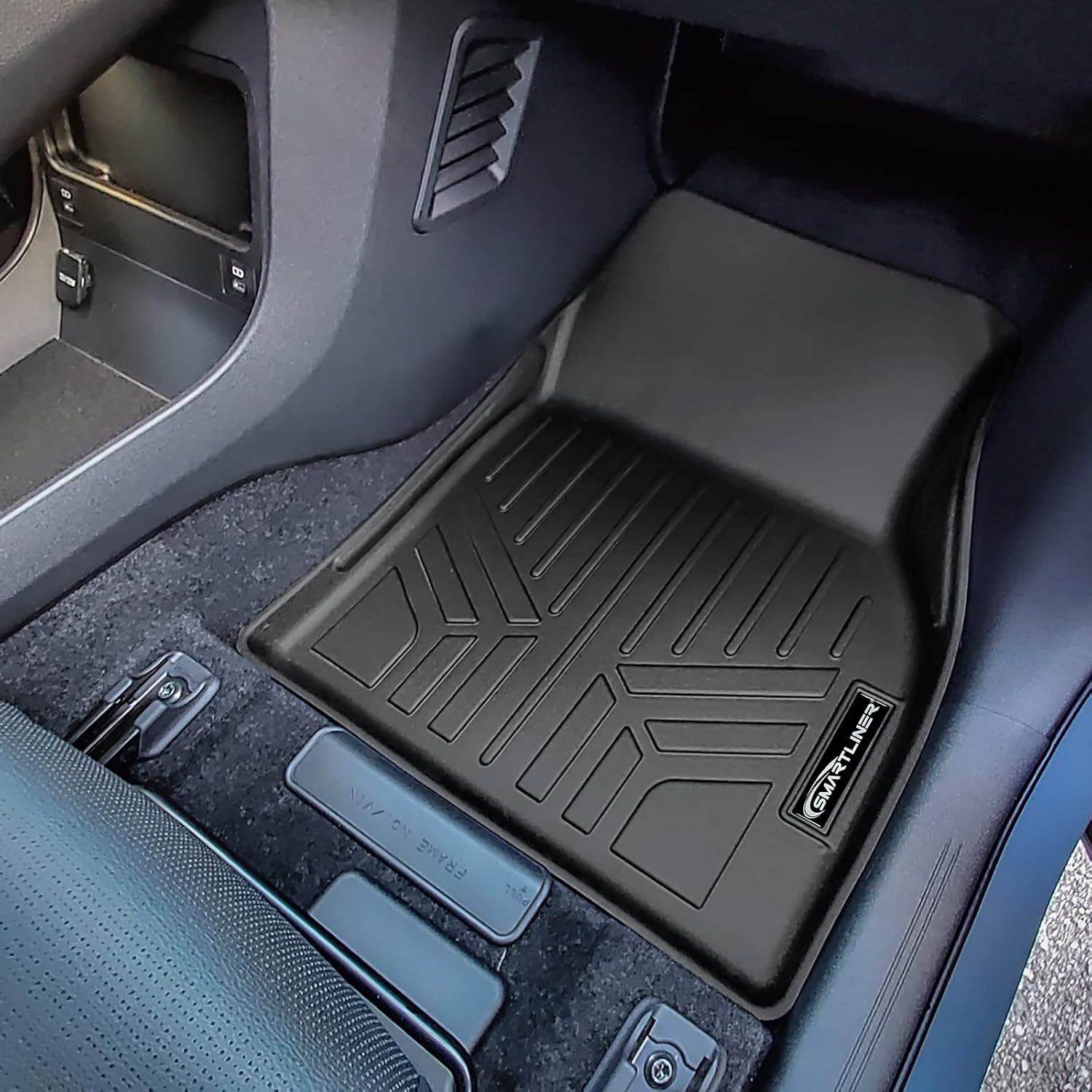 SMARTLINER All Weather Protection Custom Fit 2 Row Floor Mats and Cargo Liner Set Compatible with 2023-2025 Subaru Solterra EV