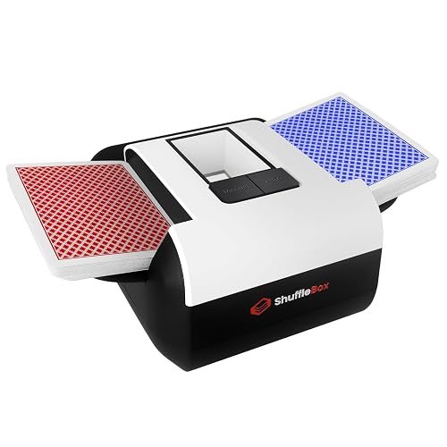 ShuffleBox S1 Barajador Automático de Tarjetas con Batería Integrada Recargable de 2000mAh