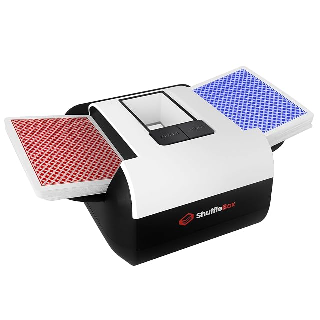 ShuffleBox S1 Barajador Automático de Tarjetas con Batería Integrada Recargable de 2000mAh